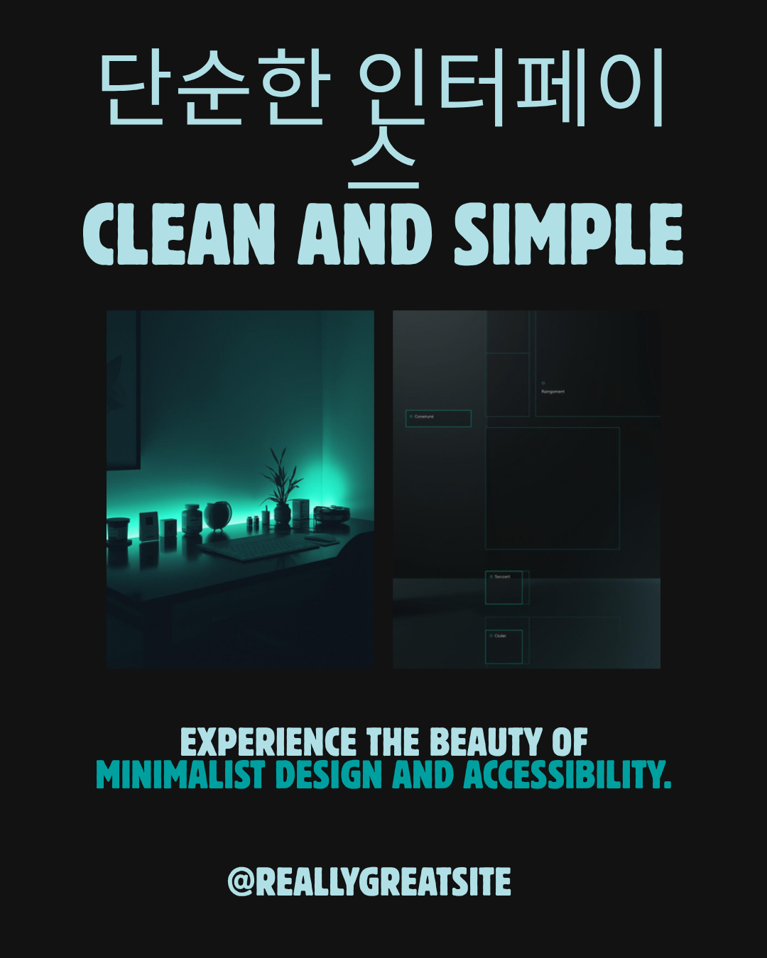 단순한 인터페이스